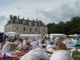 Yogafestival in Frankreich